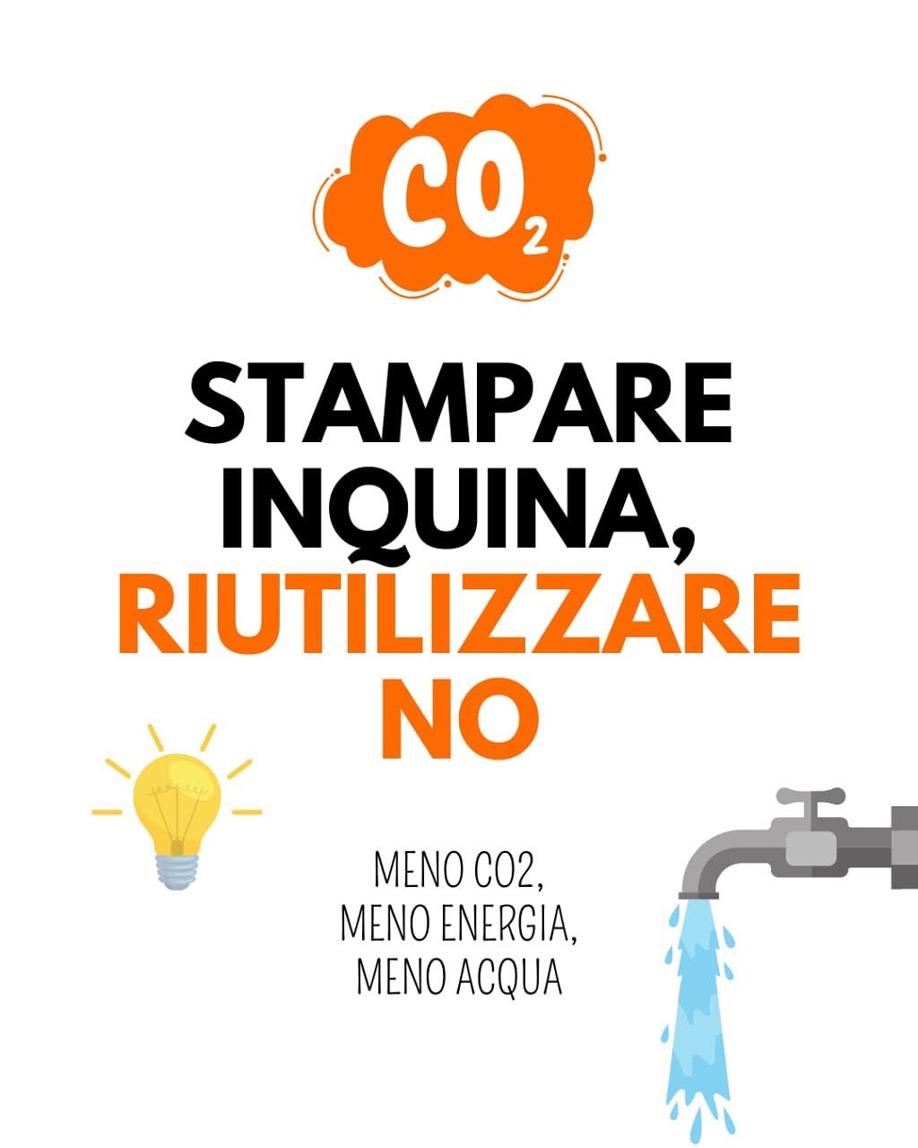 Stampare inquina, riutilizzare no